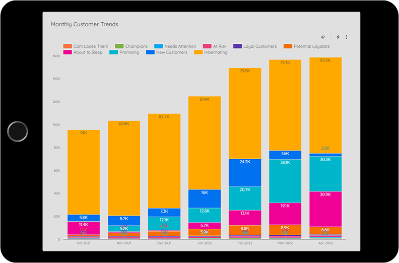 Monthly Customer Trends-t